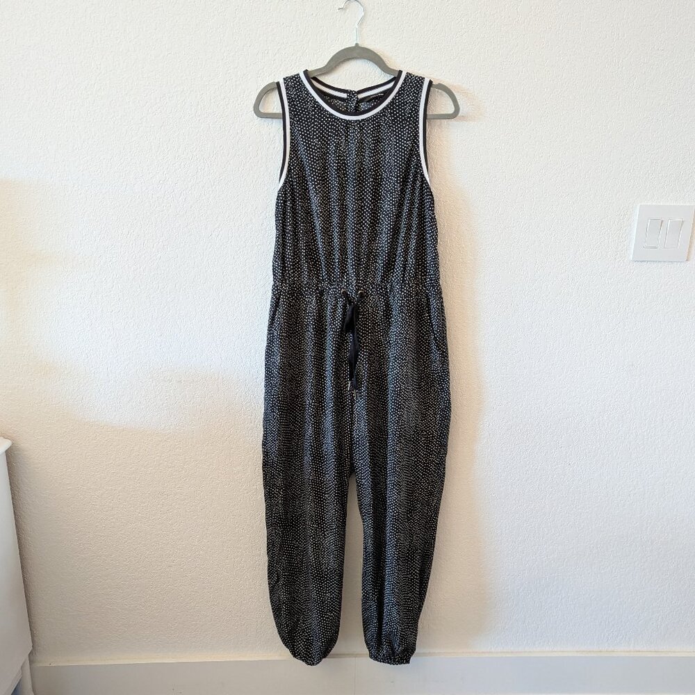 Black white pokadot jumper